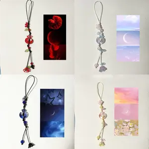 [NEW] Mystery Moon Phone Strap – Handmade Beaded Strap with Star, Moon & Flower Charms