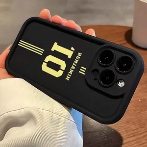 Phone Case - Customized DIY Text Name Number Team Phone Case Transparent New Phone Case for Iphone 17 Pro Max/17Pro/16E/7/8/Xr/Xs/X/11/12/13/14/15/16/Pro/Pro Max/Plus