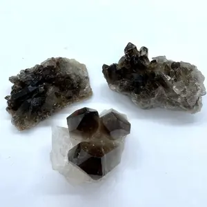 Smoky Quartz Cluster C011 Natural Crystal for Balance