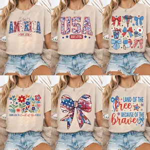 4th of July Bundle Shirt, Retro America Shirt, Preppy America Coquette Shirt Bundle, Girly USA Shirt, Memorial Day Shirt, 1776 Shirt, Patriotic Shirt, 4th of July, 4th of July Gift - LORA ATCHER