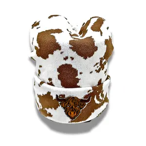 Embroidered Highland Cow Beanie - Limited Edition