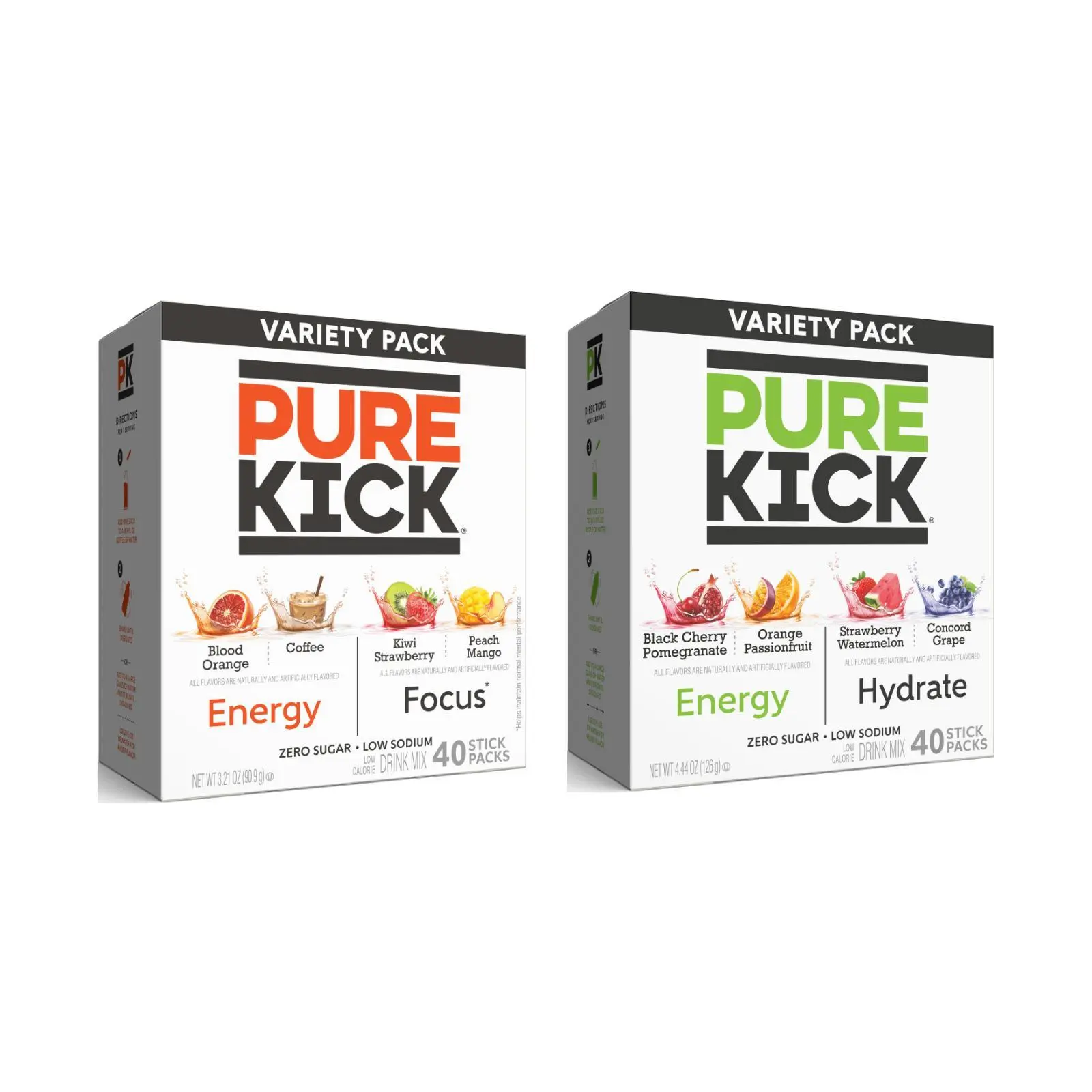 Variety Pack Bundle Hydrate & Focus (2-Pack)
