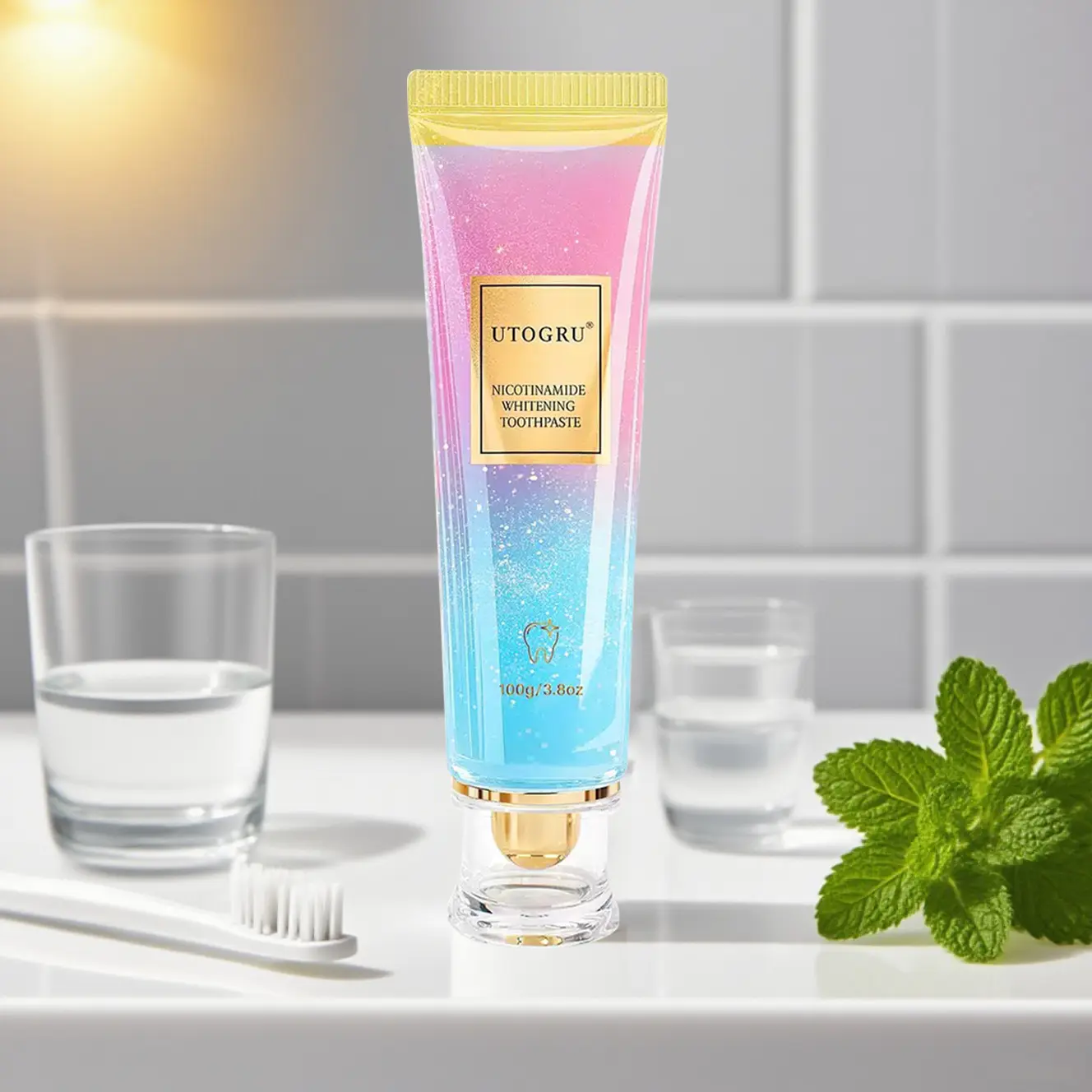 UTOGRU Triple Whitening Niacinamide Toothpaste for Oral Health ...