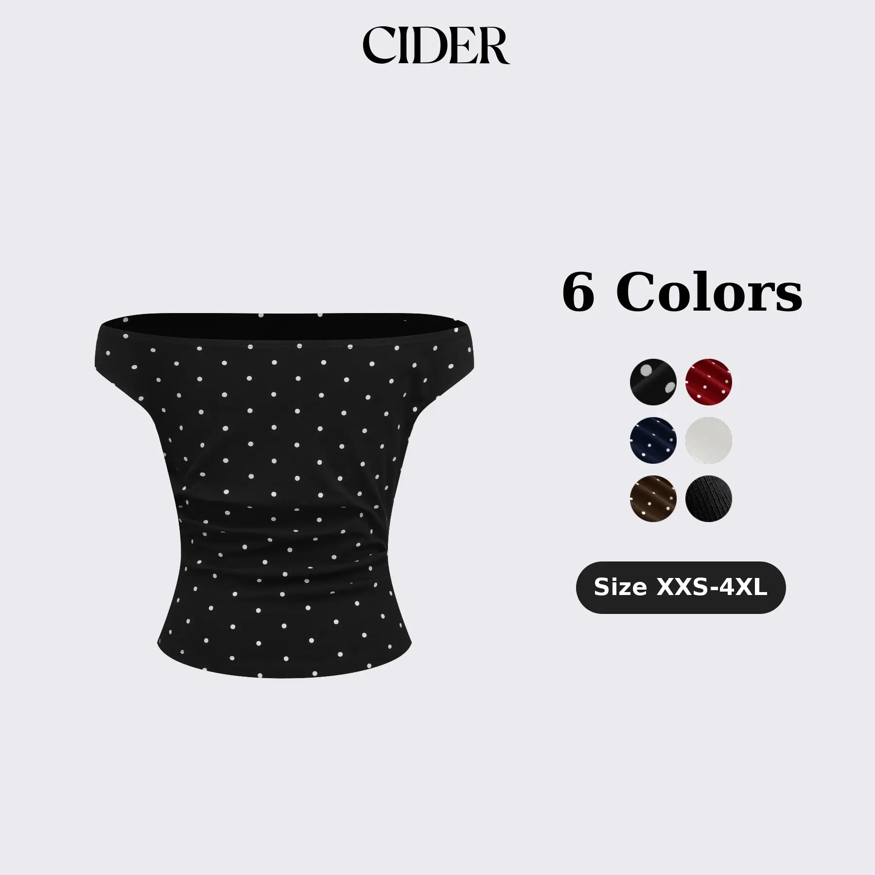 Cider Polka Dot Ruched Top Cider Polka Dot Ruched Top