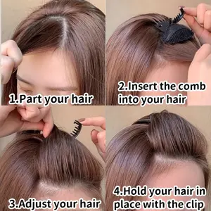 6-Piece Women's Hair Volume Clip Set, Practical and Efficient Invisible Hair Clips, Fluffy Hairstyles, Suitable for Fuller Top, Easy to Use, Multifunctional Hair Accessories, Suitable for Birthday Parties, Photography, Daily Wear