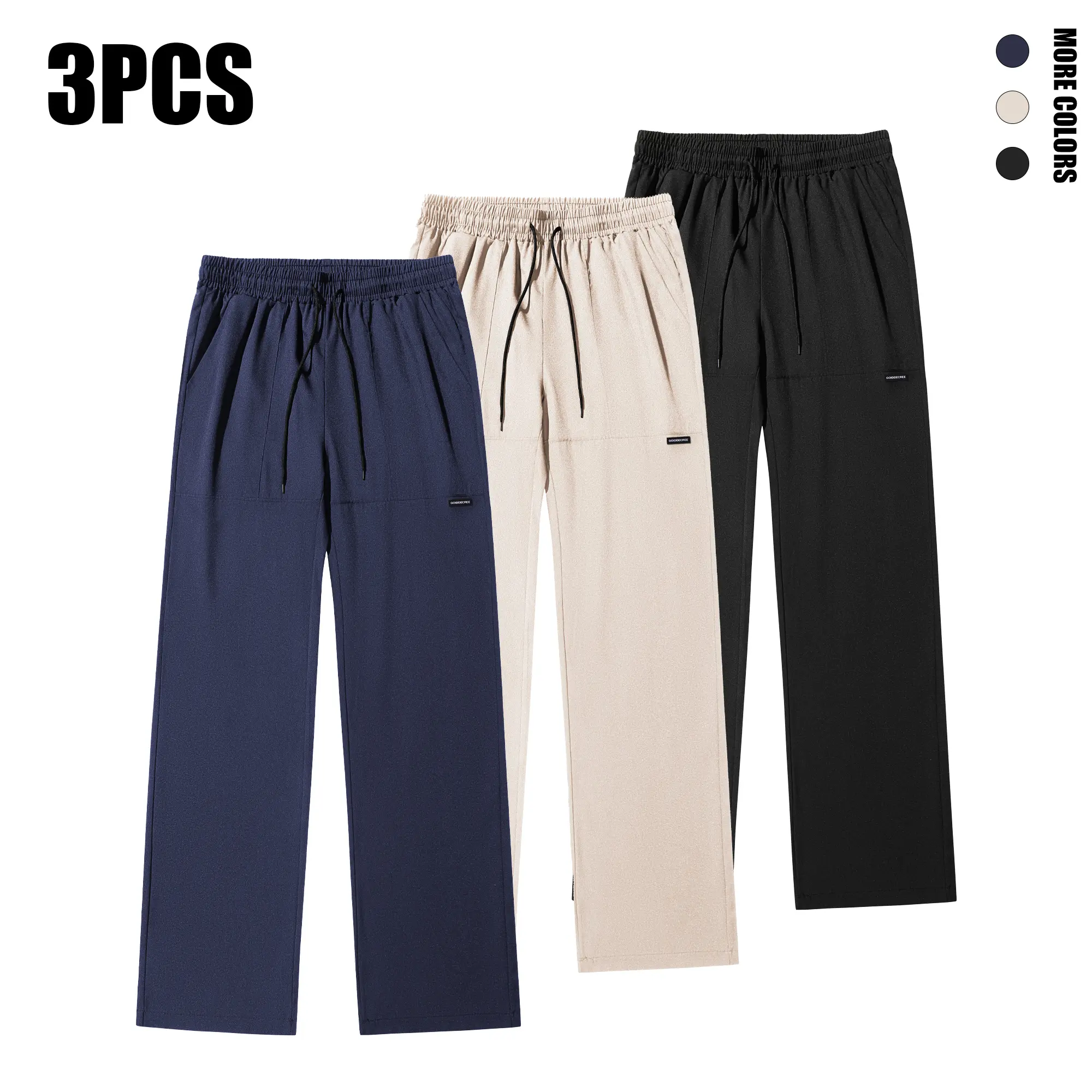 Dark blue + khaki + black