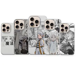 Frieren Aesthetic Anime iPhone Case Collection – Cute Elf Girl Covers compatible with iPhone 11, 12, 13, 14, 15, 16, 17 & Samsung S22 S23 S24 S25 – check our available sizes