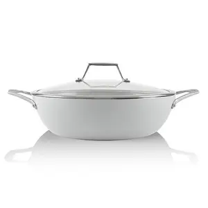 TECHEF - CeraTerra 5-Qt 12" Nonstick All-Purpose Chef Pan with Cover