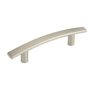 Cosmas 2363-3SN Satin Nickel Subtle Arch Cabinet Pull