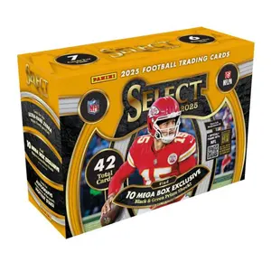Panini NFL Select 2025 Mega Box (Black & Green Shock Parallels)