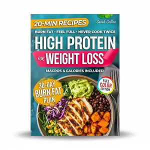High Protein Cookbook: 101 Low-Carb Recipes & a 30-Day Meal Plan to Burn Fat, Feel Full, and Save Time