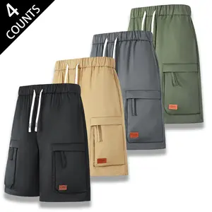 Urban & Cohesive Cargo Pocket Casual Shorts for Men, Relaxed-Fit Drawstring Shorts, A Versatile Piece That Takes The Guesswork Out of Streetwear Dressing