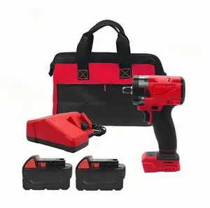 Brushless Impact Wrench 1/2", 350N Low Torque, Compatible with M18 Batteries – Perfect for Home Use, Screw Removal & Drilling