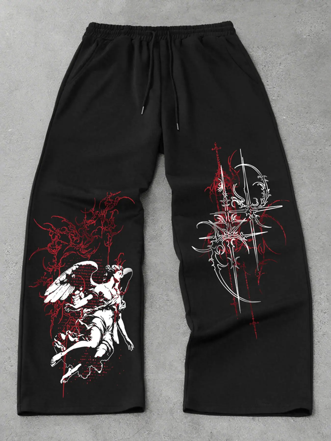Men's Solid Color Jacquard Jogger Pants, Casual Drawstring Gym Shorts with Zipper Pockets, Comfortable and Stylish, Banded Bottom Sweatpants