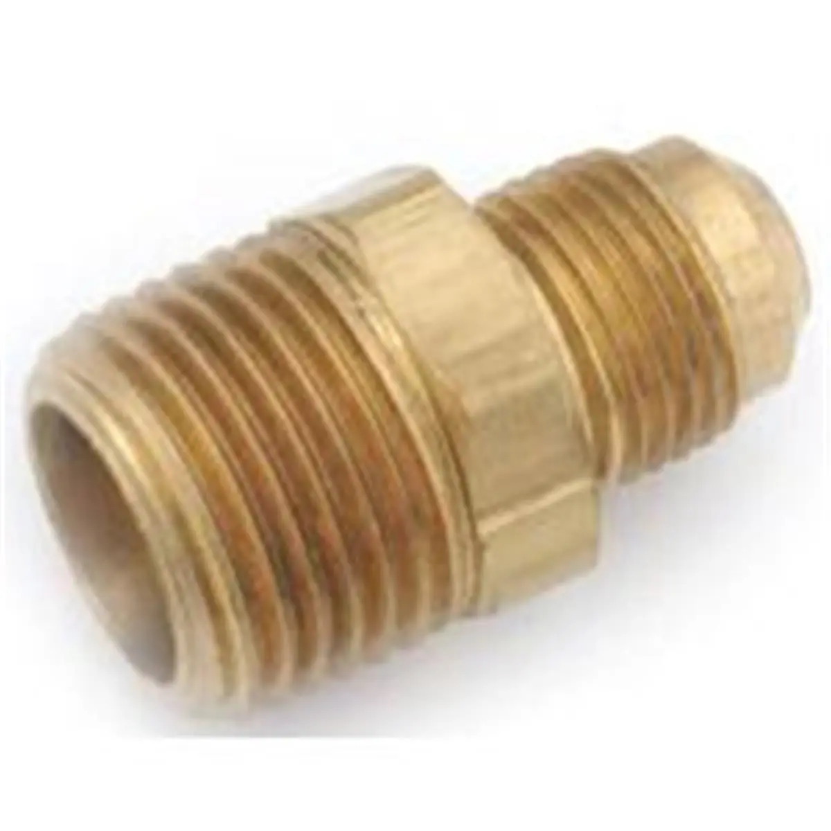 212 MAIN Anderson Metal Corp Flare Type Connector - 3/8M Flare x 3/4Mpt, 754048-0612, Lo-Lead Seal, Pack of 5, 3/8 X 3/4 In., Flare X M Pt. Lo-Lead