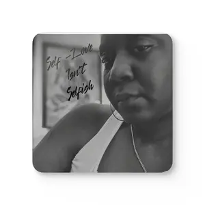 Hardboard Coasters with Cork Bottom (Set of 4)