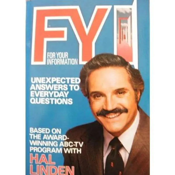 USED-F.Y.I. (For Your Information) by Hal Linden (Hardcover)