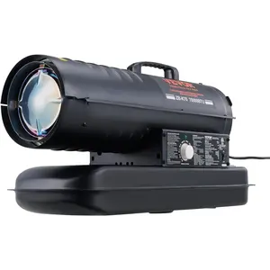 TikTokShopBlackFridayVEVOR Kerosene Forced Air Heater, 70000 BTU Portable Torpedo Diesel Space Heater with Thermostat, 5 Gallon Tank Energy-Efficient heavy-duty Heater, for Indoor Outdoor Use Workshop Industry