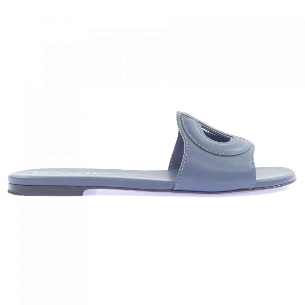 Pre-owned Dior Calfskin Small Leather Goods Christian D CLUB Sandals