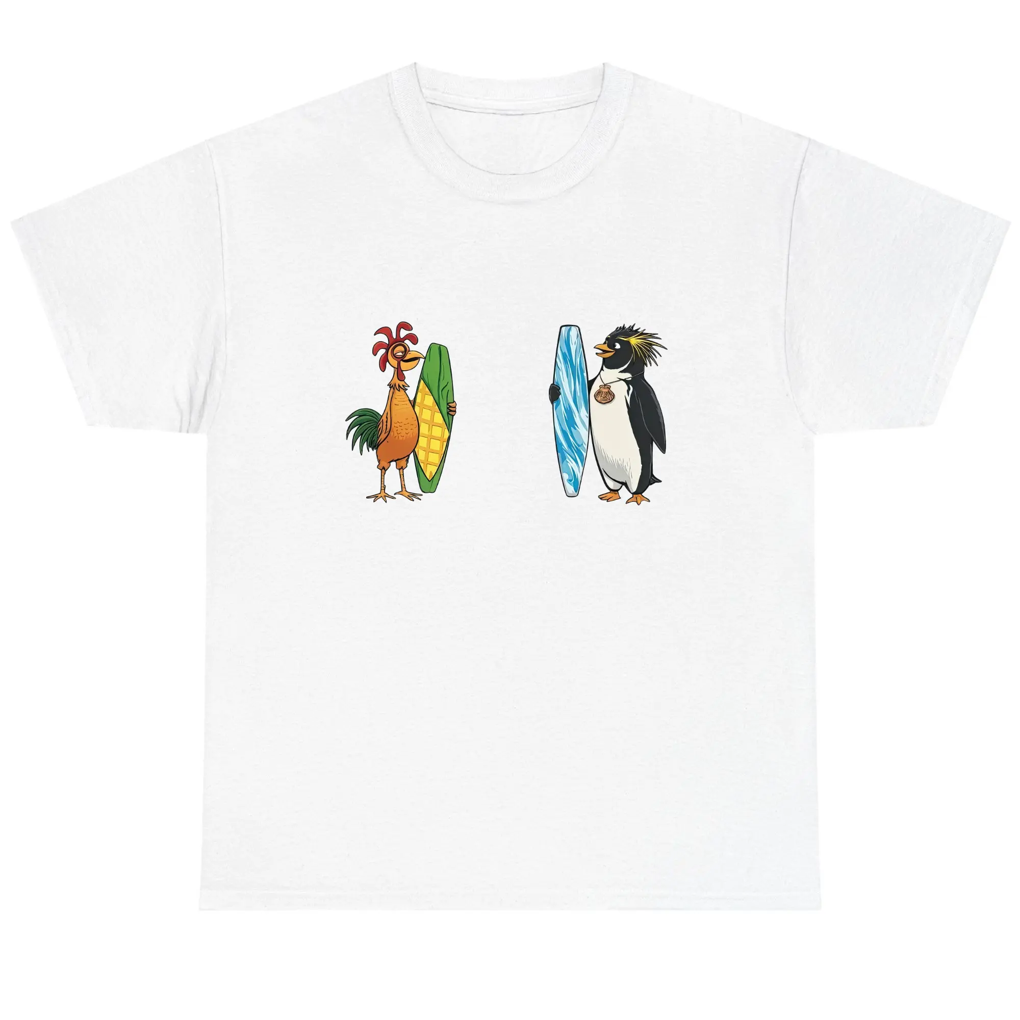 New Design Cody Maverick & Chicken Joe Surfs Up Unisex T-Shirt, Funny Shirt, Graphic T-shirts, Trendy Shirt, Casual Streetwear Unisex Top, Menswear Apparel