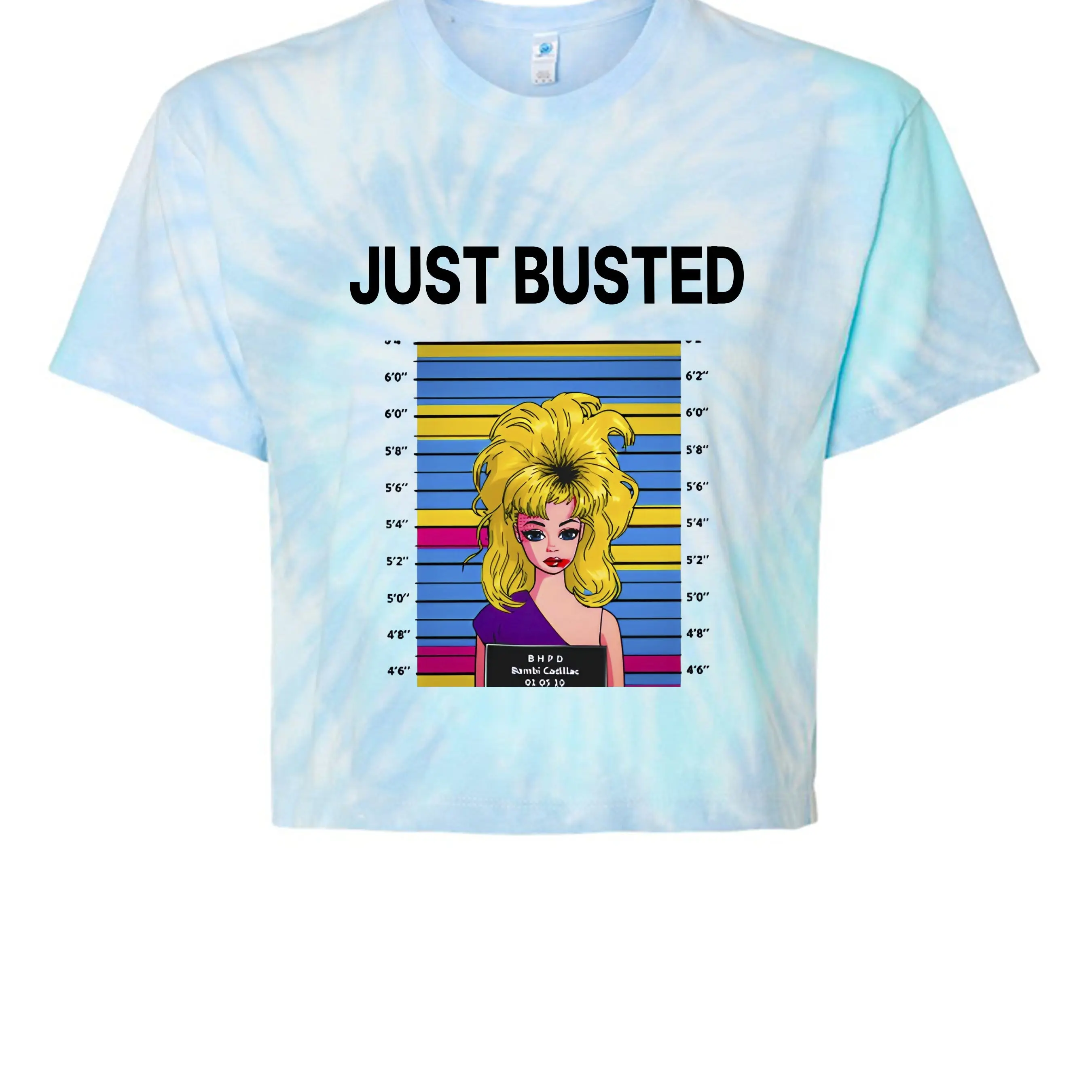 Busted Barbie Boxy Crop Tee