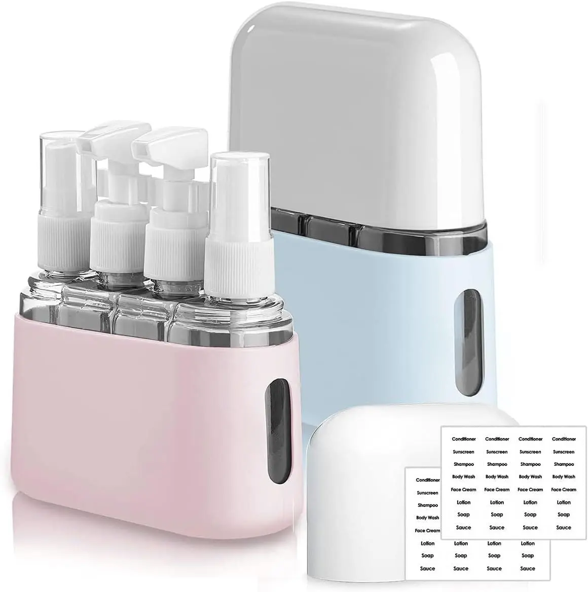 TSA-Approved Travel Bottle Set — 8 Pack