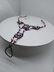 AB234 BEAD TOE SANDAL ANKLET