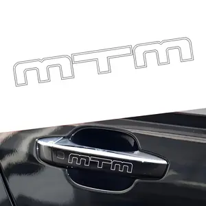 4PCS/SET Car Stickers MTM Car Logo Badge Decoration Stickers Suitable for Audi A3 A4 A5 A6 A7 A8 Q3 Q5 Q7 Q8 Car Styling Accessories