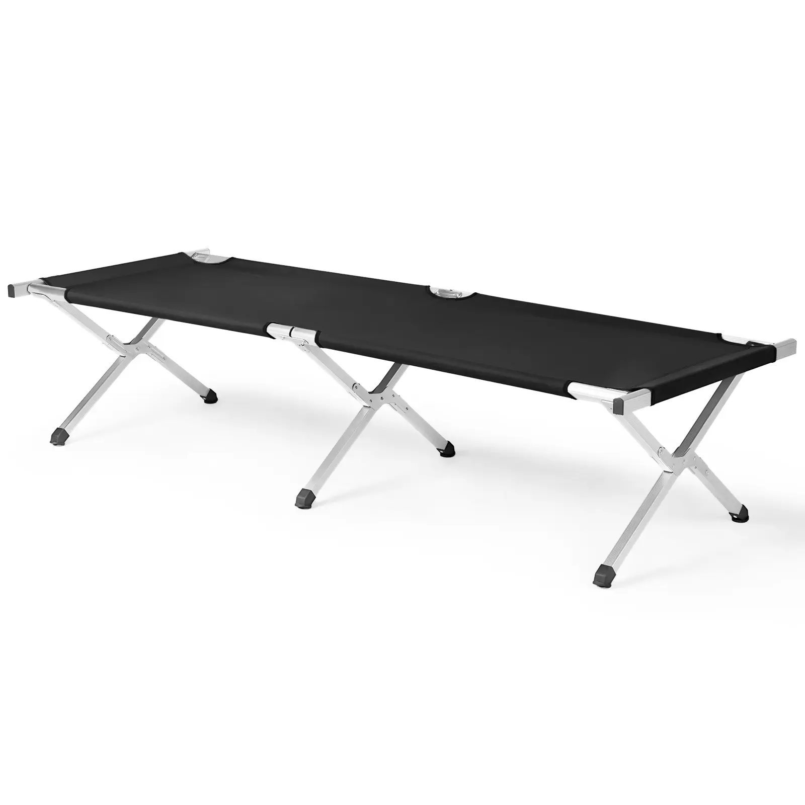 Foldable Camping Cot – Lightweight Portable Sleeping Cot for Outdoor & Indoor, Army Black