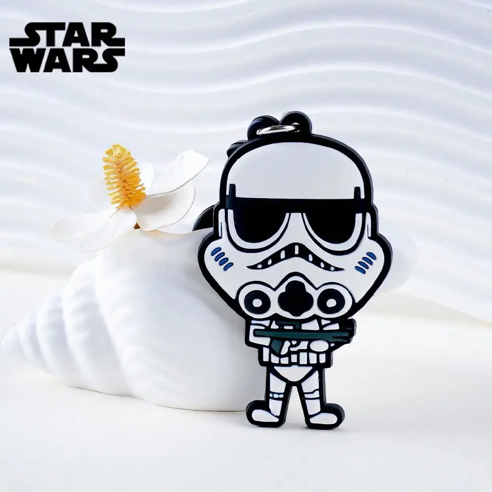 1PC Star Wars Officially Licensed Chewbacca Soft Touch Bag Clip Cute Keyring Keychain Decoration Bag Hangings Key Chain Souvenir for Family Friends Fans Mother's Day Birthday Halloween Christmas Gifts