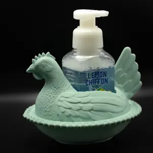 Nesting Hen Soap Holder 3D Print - Unique Chicken Design for Bathroom Decor & Functional Storage