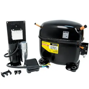 SECOP-DANFOSS 195B0464, 6609 BTU, FRACTIONAL REFRIGERATION COMPRESSOR, 115 V, 60 HZ, R404A, LMBP, SC18CLX.2, L/T