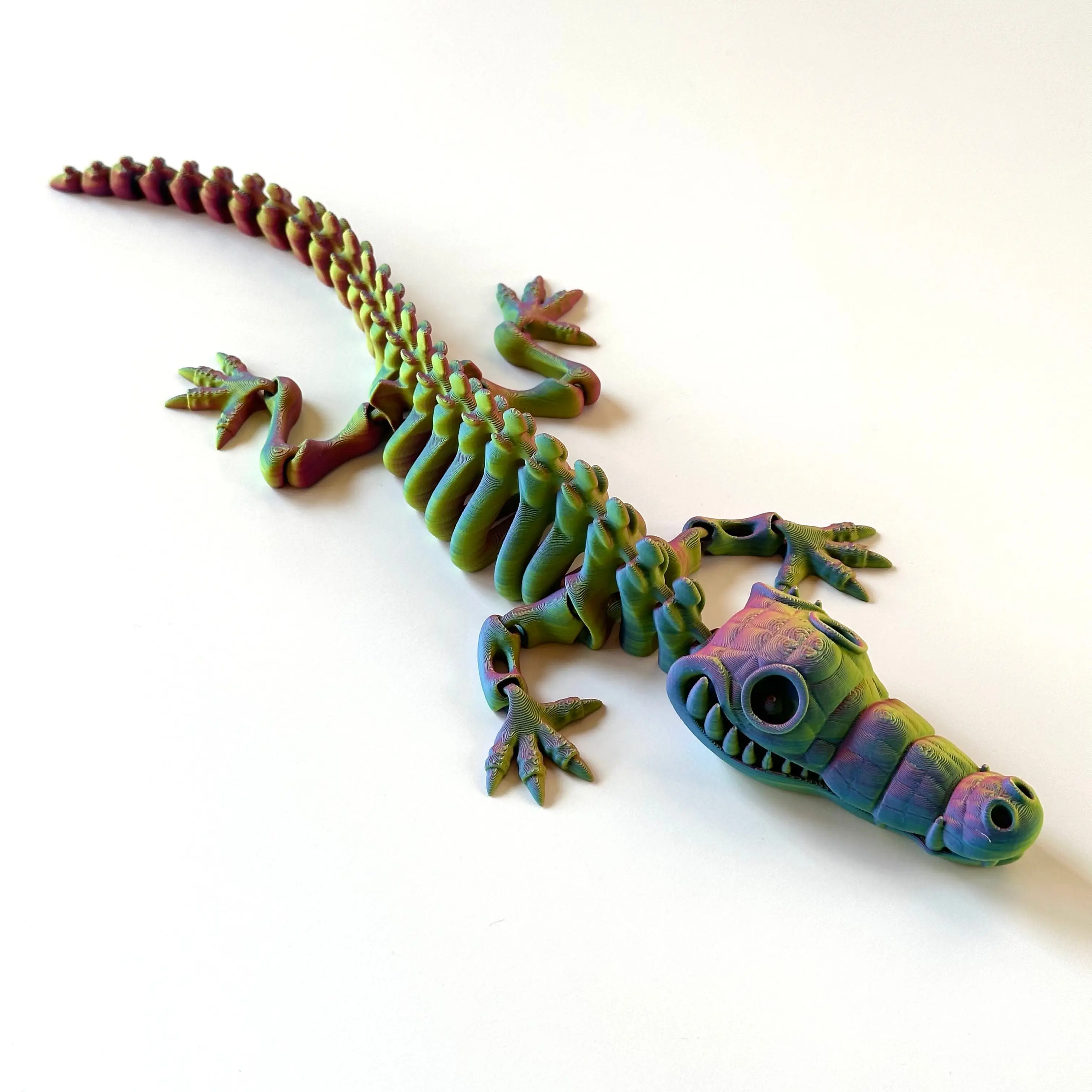 Flexi Crocodile - 3D Printed Articulating