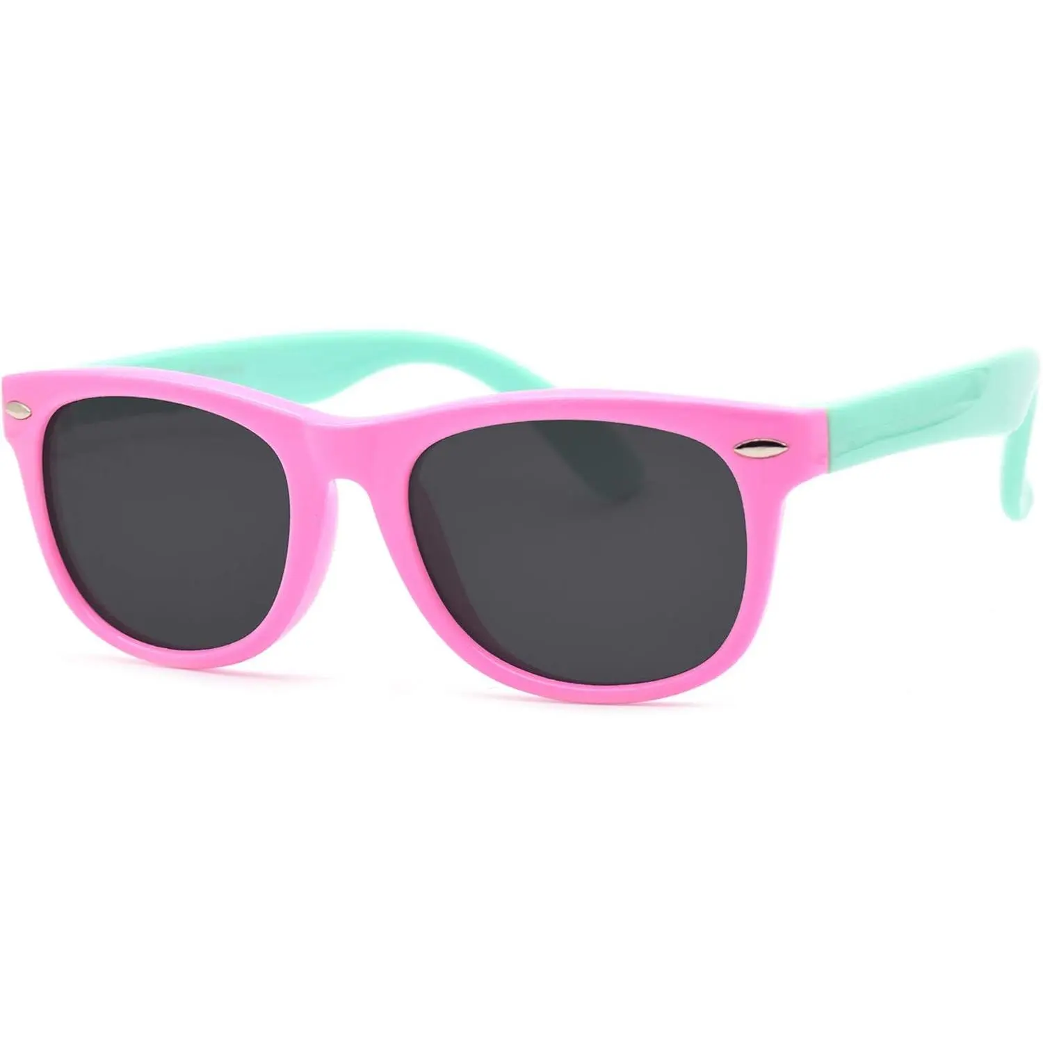 Toddler Sunglasses, Flexible Polarized Kids Sunglasses for Girls Boys and Babies Ages 2 to 10 Years