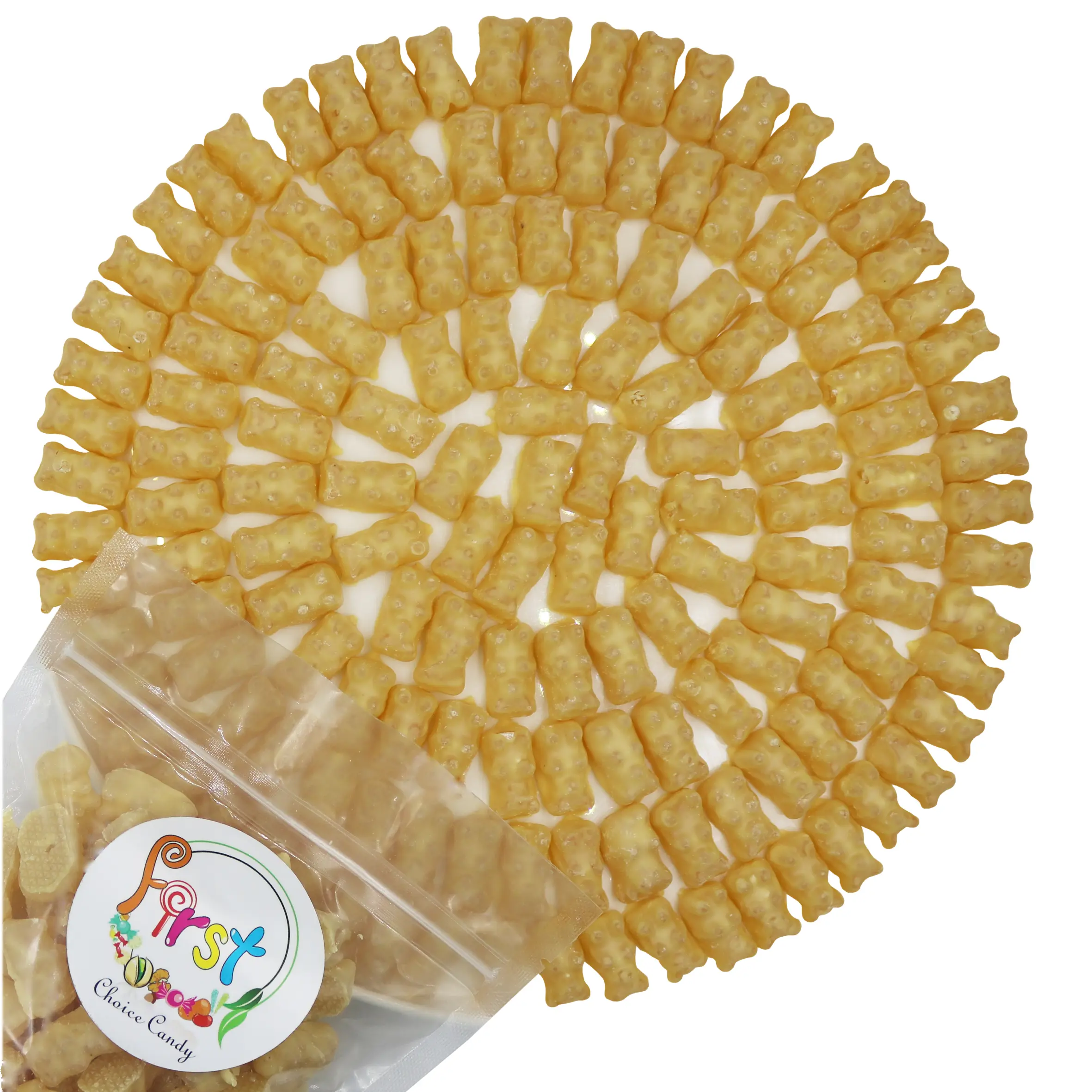 WHITE CHOCOLATE COVERED GUMMY BEAR 2LB BAG WHITE CHOCOLATE COVERED GUMMY BEAR 2LB BAG