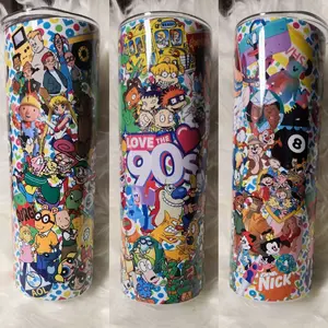 Love the 90s 20 oz Tumbler - Lightweight Design, Ideal for Daily Use or Gift Giving - Drinkware, Bottle