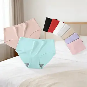 9-Pack Ice Silk Panties One Size Fits ALL Ultra Breathable Mid Waist Seamless Women Underwear NASA Inspired Cooling Tech Hypoallergenic Oeko-Tex Certified - Womenswear