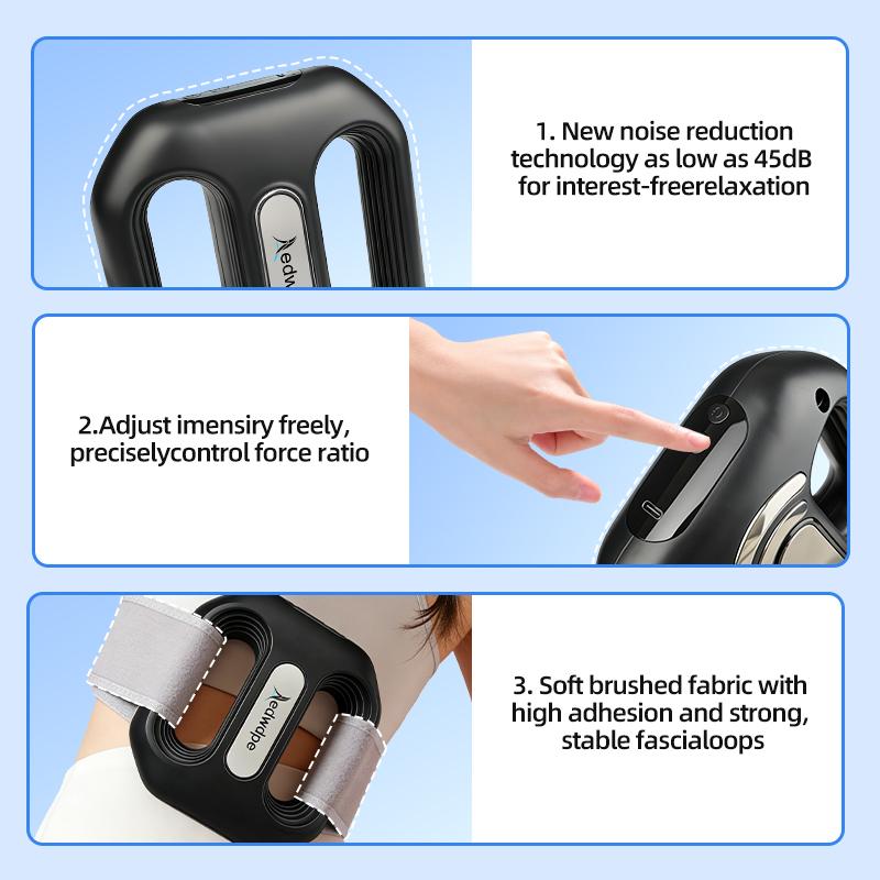 Electric Fascia Ring Massager, Portable Handheld Relaxation Device for Body, Multi-Mode Adjustable Massage Tool, Ergonomic Grip, Lightweight for Home Office Travel Use, Perfect Self Care Gift for Men Women