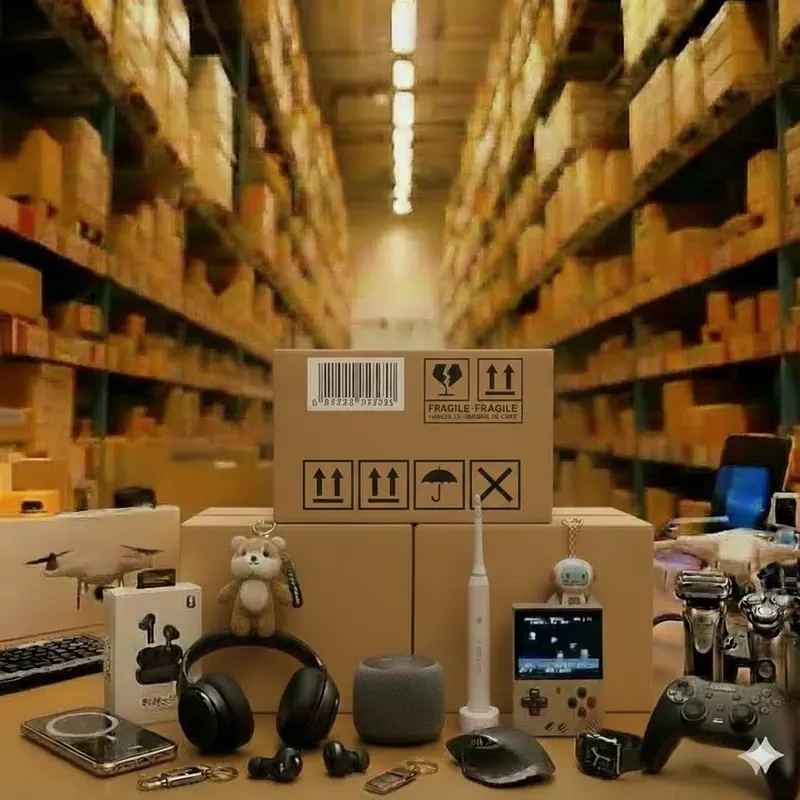 Magic Store-Don't Let Christmas Surprise Slip!! Electronic Surprise Box Roromly Includes Drones, Fashion Headphones, Phones,.with Rorom Extension Cords, Earpads or Adapters-SuperPity to Miss! !