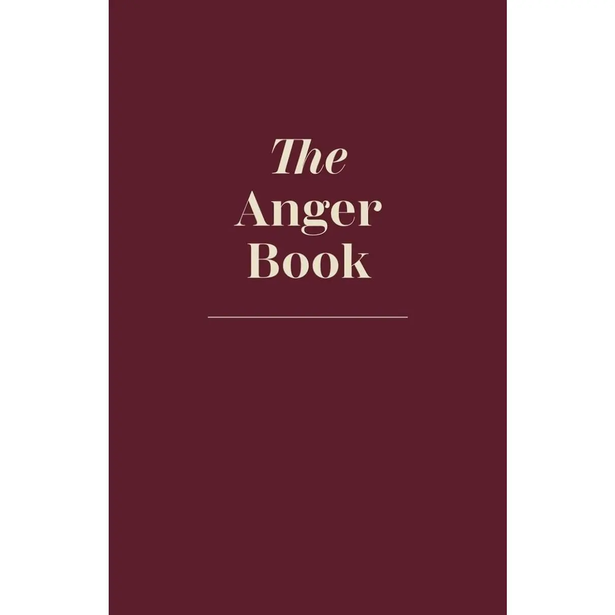 The Anger Book - A Journal To Destroy