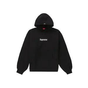 Supreme Men's Box Logo Hooded Sweatshirt (FW23) Black, from StockX