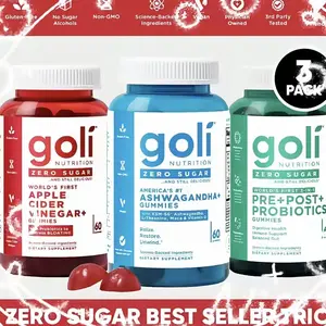 I thought these were a scam... until Goli's 3-in-1Gummies actually worked. Zero sugar + debloat +calm + gut health? YES PLEASE