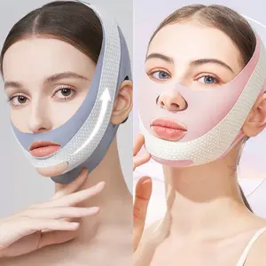 Sleep V-Face Mask Lifting Bandage - Skin-Friendly, Breathable & Lightweight, Anti-Double Chin Face Slimming Strap for Lifting & Anti-Sagging Facial Massage