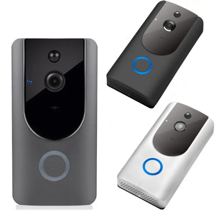 Smart WiFi Video Doorbell – 720P HD Camera, Two-Way Audio, Motion Detection, SD Card Support