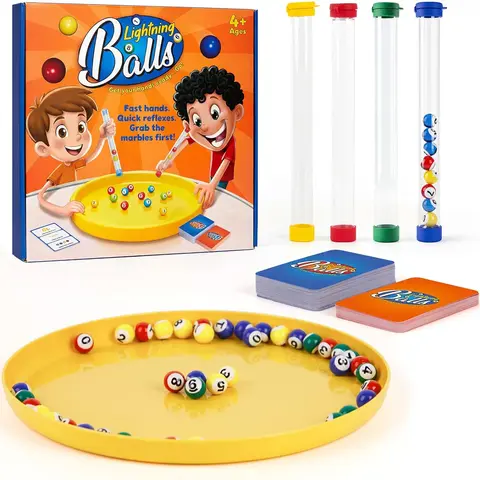 Torlam Marble Floor Game Set - Board Games for Family Night, Ages 4+/4+ Years, All Ages Logic-Coordination Skill-Building Toy, Children Development Unisex Gift for Kids & Adults