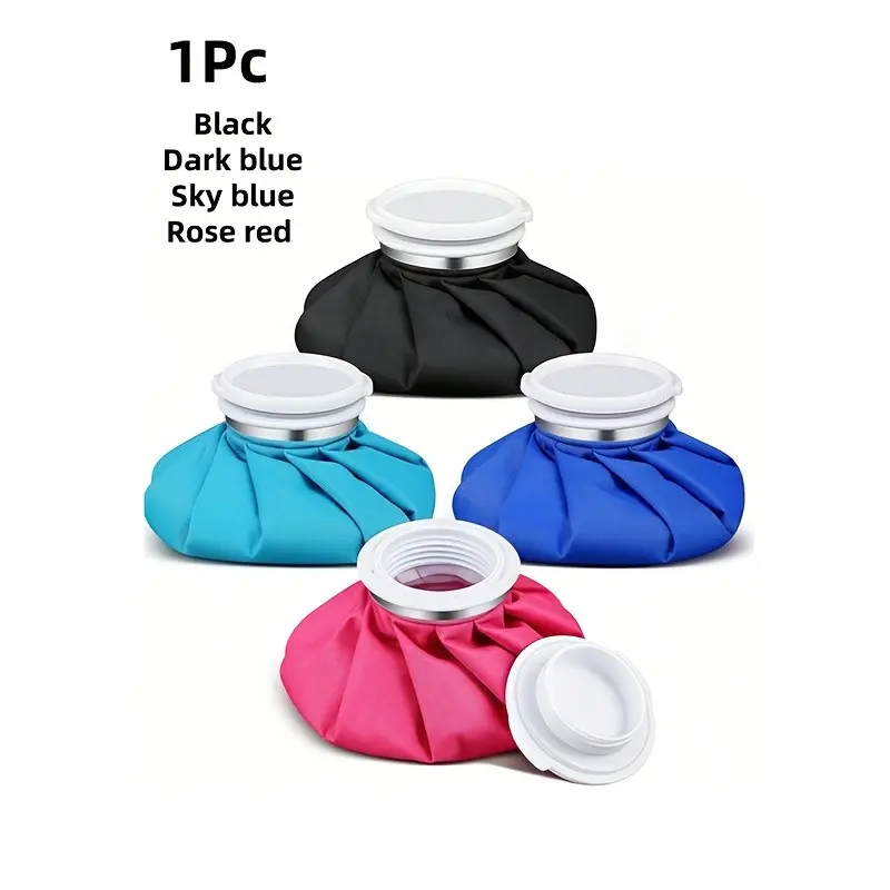 Reusable Ice Pack, Reusable Design, Cold Hot Dual Temperature Use, Reusable Ice Bags, Hot and Cold Use, Leak-Proof Twist Cap, Foldable Non-Spill, Pain Relief Muscle Relaxation, Home Emergency, Pain Relief Aid