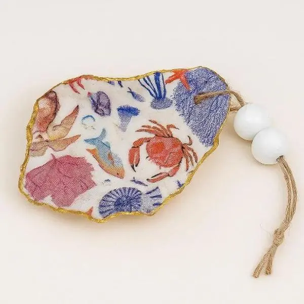 Handmade Oyster Ornament