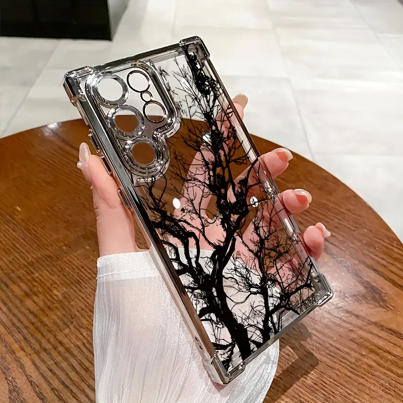 Sketch a dead tree for Samsung phone cases S25/S24 Plus/S24 Ultra/S24 FE/Samsung S23/Samsung S23+/Samsung S23 Ultra/A53/A54/53 fashion high-quality protective Mobile phone shell NOTE20/NOTE20 Ultra/A34/A35/A55 Cover Protection
