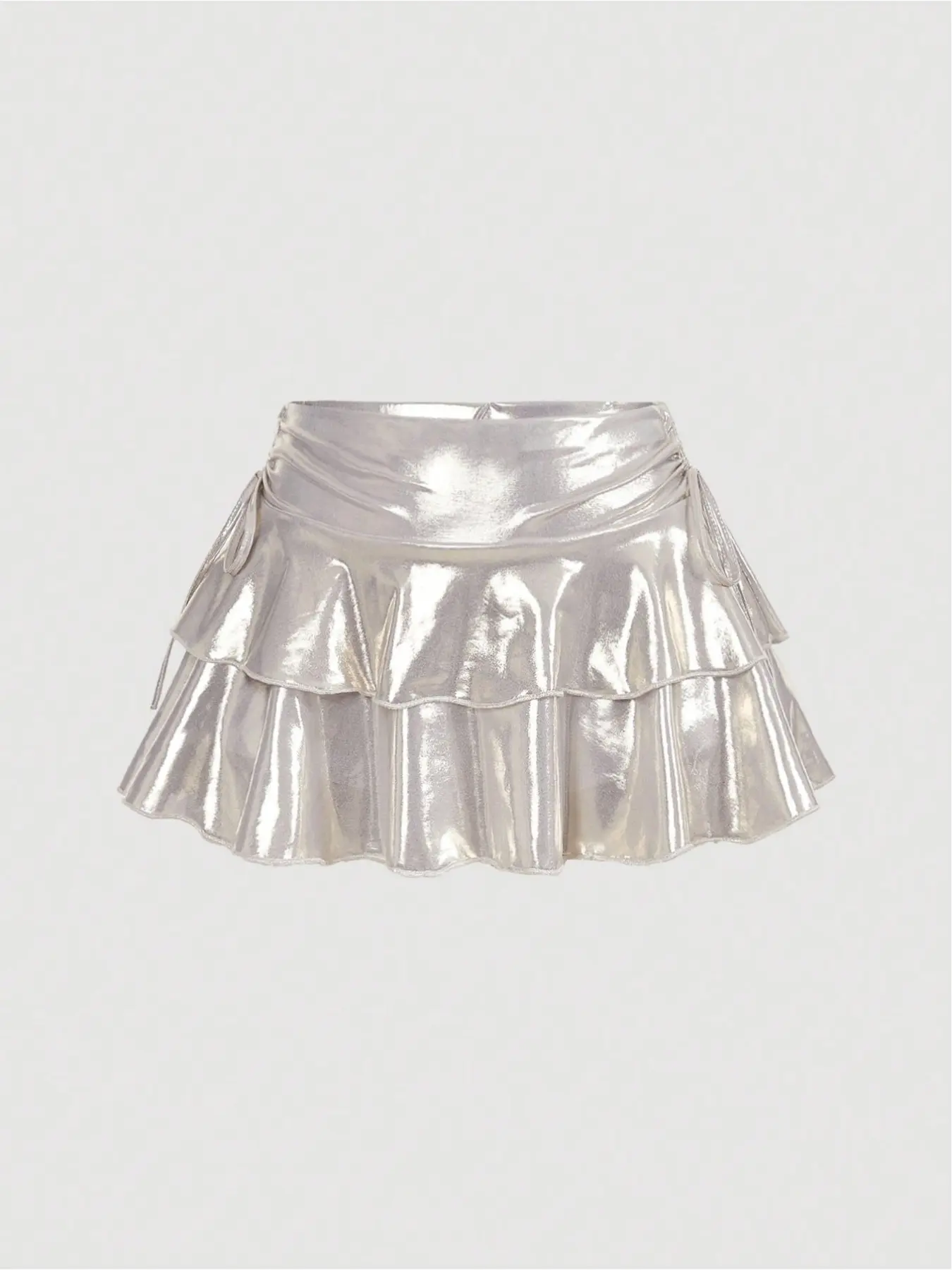 Festival New Arrival! Women's Drawstring Bowknot Side Design Mini Skirt Trendy and sultry, this showstopping mini skirt is your go-to pick for every occasion