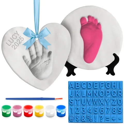 Luna Bean Baby Hand & Footprint Ornament Kit